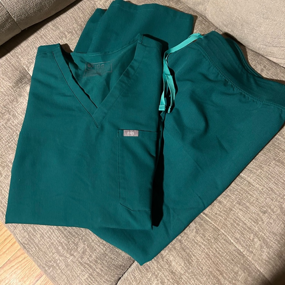 Figs set XL- hunter green